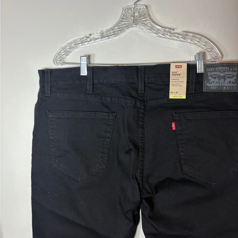 Levi's Big & Tall Black Slim Jeans (NEW w/ Tags) - Picture 7 of 10